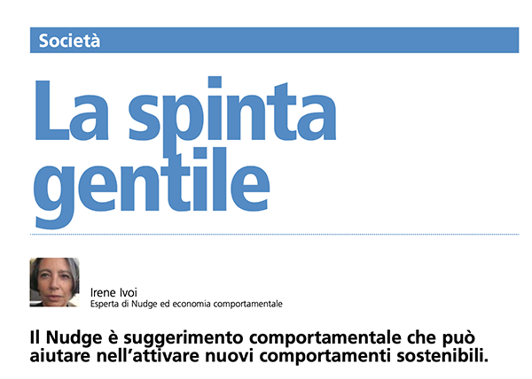 Nudge: la spinta gentile - Economia Comportamentale